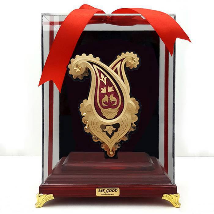 تندیس طلا بته جقه